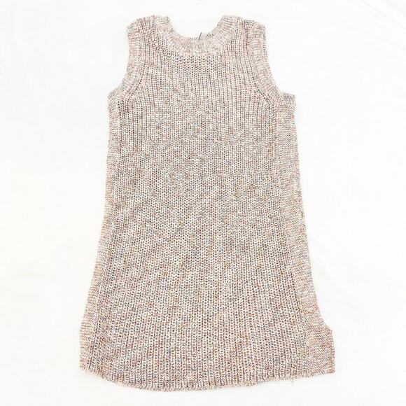 Ella Moss Marge Knit Sleeveless Woven Sweater Size Small Juniors - Picture 1 of 6